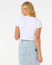 The Rip Curl Womens Cala Baby T-Shirt in White