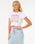 The Rip Curl Womens Cala Baby T-Shirt in White