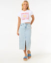 The Rip Curl Womens Cala Baby T-Shirt in White