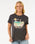 The Rip Curl Womens Gliding Standard T-Shirt in Washed Black
