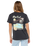 The Rip Curl Womens Waikiki T-Shirt in Washed Black