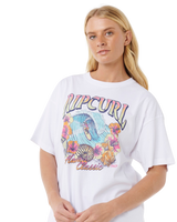 The Rip Curl Womens Hawaii Classic Heritage T-Shirt in White
