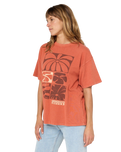 Artist Of The Search Oceanic Heritage T-Shirt in Brick