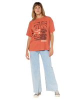 Artist Of The Search Oceanic Heritage T-Shirt in Brick