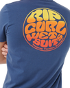 Wettie Passage Icon T-Shirt in Light Navy