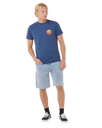 Wettie Passage Icon T-Shirt in Light Navy