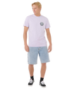 Wettie Passage Icon T-Shirt in Iced Lavender