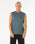 The Rip Curl Mens Stapler Muscle Vest in Pine Night