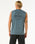 The Rip Curl Mens Stapler Muscle Vest in Pine Night