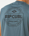 The Rip Curl Mens Stapler Muscle Vest in Pine Night