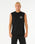 The Rip Curl Mens Stapler Muscle Vest in Black