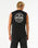 The Rip Curl Mens Stapler Muscle Vest in Black