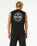 The Rip Curl Mens Stapler Muscle Vest in Black