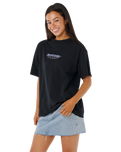 Pacific Rider Heritage T-Shirt in Black