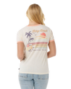 Swell Lines Ringer T-Shirt in Bone