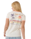 Swell Lines Ringer T-Shirt in Bone