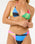 The Rip Curl Womens Las Dalias Sliding Tri Bikini Top in Multicolour