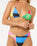 The Rip Curl Womens Las Dalias Sliding Tri Bikini Top in Multicolour