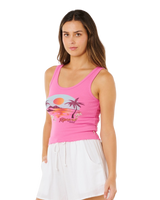 Hotel Malibu Vest in Super Pink