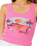 Hotel Malibu Vest in Super Pink