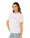 Poolside Relaxed T-Shirt in Optical White