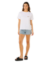 Poolside Relaxed T-Shirt in Optical White