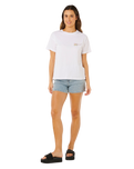 Poolside Relaxed T-Shirt in Optical White