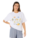 Poolside Heritage T-Shirt in Optical White