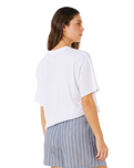 Poolside Heritage T-Shirt in Optical White
