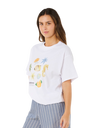 Poolside Heritage T-Shirt in Optical White