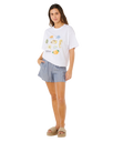 Poolside Heritage T-Shirt in Optical White