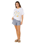 Poolside Heritage T-Shirt in Optical White