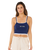 The Rip Curl Womens Surf Revival Layered Tank Top in Dark Navy