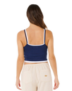 The Rip Curl Womens Surf Revival Layered Tank Top in Dark Navy