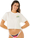 The Rip Curl Womens Surf Side Cropped T-Shirt in Bone