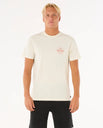 The Rip Curl Mens Staple T-Shirt in Bone