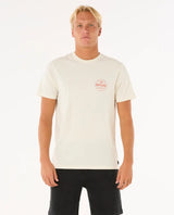 The Rip Curl Mens Staple T-Shirt in Bone