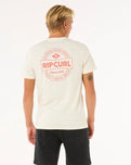 The Rip Curl Mens Staple T-Shirt in Bone