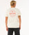 The Rip Curl Mens Staple T-Shirt in Bone