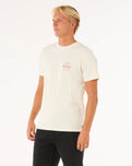 The Rip Curl Mens Staple T-Shirt in Bone