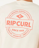 The Rip Curl Mens Staple T-Shirt in Bone