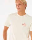 The Rip Curl Mens Staple T-Shirt in Bone