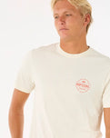 The Rip Curl Mens Staple T-Shirt in Bone