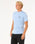 The Rip Curl Mens Staple T-Shirt in Ice Blue
