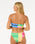 The Rip Curl Womens Las Dalias D-DD Bandeau Bikini Top in Multicolour