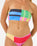 The Rip Curl Womens Las Dalias D-DD Bandeau Bikini Top in Multicolour