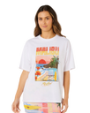 The Rip Curl Womens Hayley O Heritage T-Shirt in Optical White