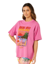 Hayley O'Connor Heritage T-Shirt in Super Pink