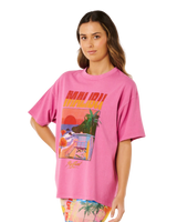 Hayley O'Connor Heritage T-Shirt in Super Pink