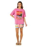 Hayley O'Connor Heritage T-Shirt in Super Pink